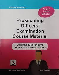 Prosecuting Officers Examination Course Material in 3 Volumes