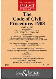 CODE OF CIVIL PROCEDURE 1908 Bare Act
