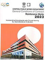 General Conditions of Contract 2020 Central Public Works Department CPWD in three Parts Including Correction Slips and Handling Charges_1987