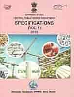 CENTRAL PUBLIC WORKS DEPARTMENT CPWD SPECIFICATIONS in TWO VOLUMES along with Correction Slips