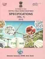 CENTRAL PUBLIC WORKS DEPARTMENT CPWD SPECIFICATIONS in TWO VOLUMES along with Correction Slips